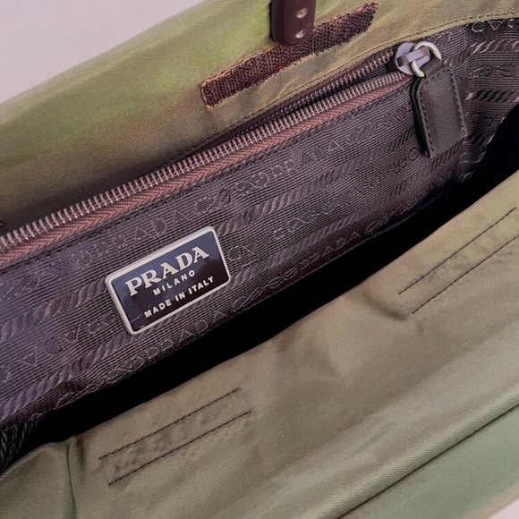 PRADA SUN STAINED TOP HANDLE TOTE - Picture 3 of 4